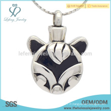 Pendentifs mignons en creme d&#39;agneau en argent, souvenirs de bijoux en cendres pour crémaillère pour animaux de compagnie